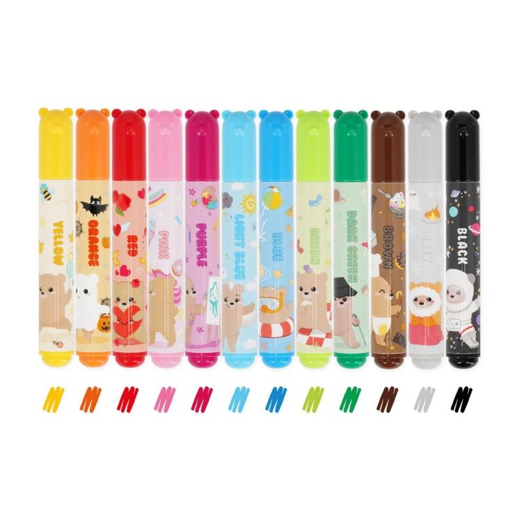 Legami Set de 12 feutres Teddy Bear (Multi) - Panache (Koksijde)