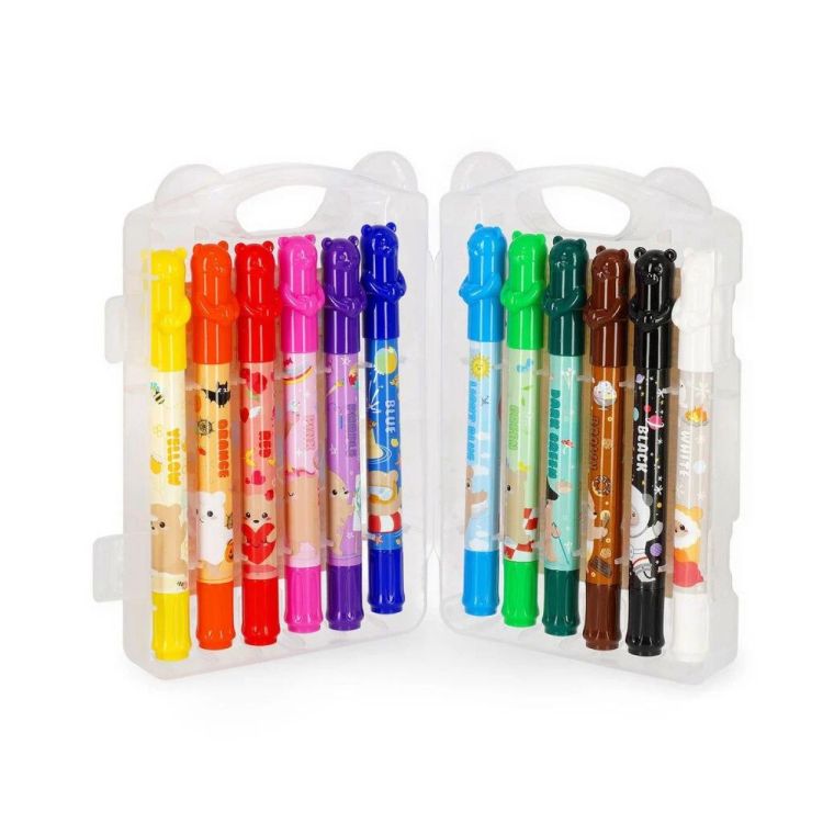 Legami Set de 12 crayons de cire Teddy Bear (Multi) - Panache (Koksijde)