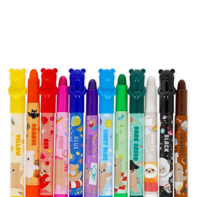 Legami Set de 12 crayons de cire Teddy Bear (Multi) - Panache (Koksijde)
