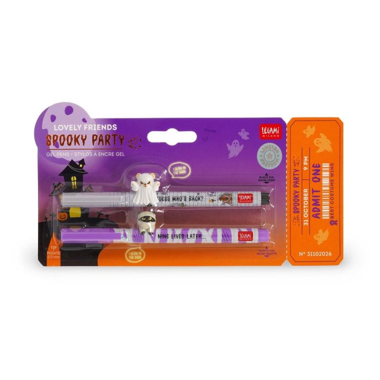 Legami Set de 2 stylos gel Spooky Friends (Multi) - Panache (Koksijde)