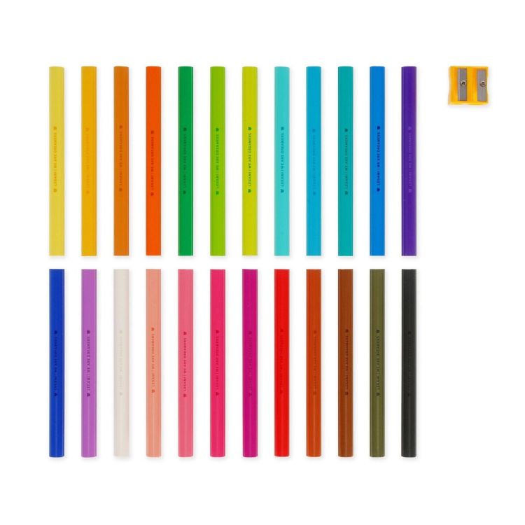 Legami Set de 24 crayons de couleur avec taille-crayon Teddy Bear (Multi) - Panache (Koksijde)