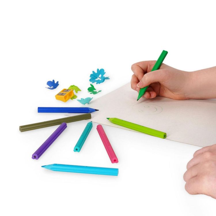 Legami Set de 24 crayons de couleur avec taille-crayon Teddy Bear (Multi) - Panache (Koksijde)