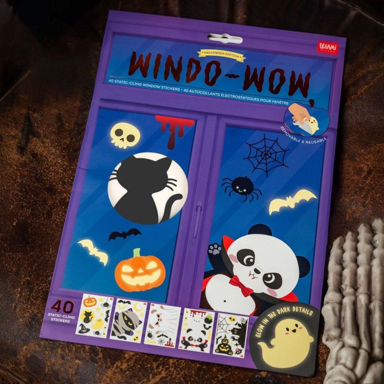 Legami Set de 40 stickers statiques pour fenêtres Windo-Wow (Multi) - Panache (Koksijde)