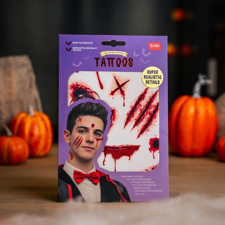 Legami Tatouages Halloween (Rood) - Panache (Koksijde)