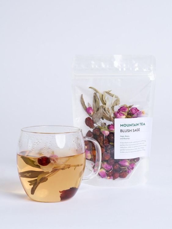 Lemon Poppy Tea Sage Blush - Mountain Tea (Multi) - Panache (Koksijde)