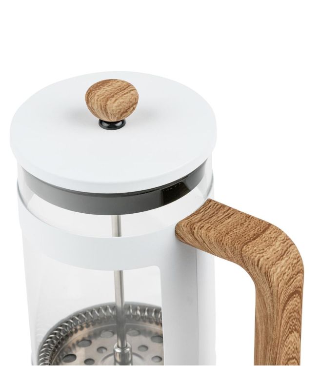 Leopold Vienna French Press koffiemaker 600ml (Wit) - Panache (Koksijde)