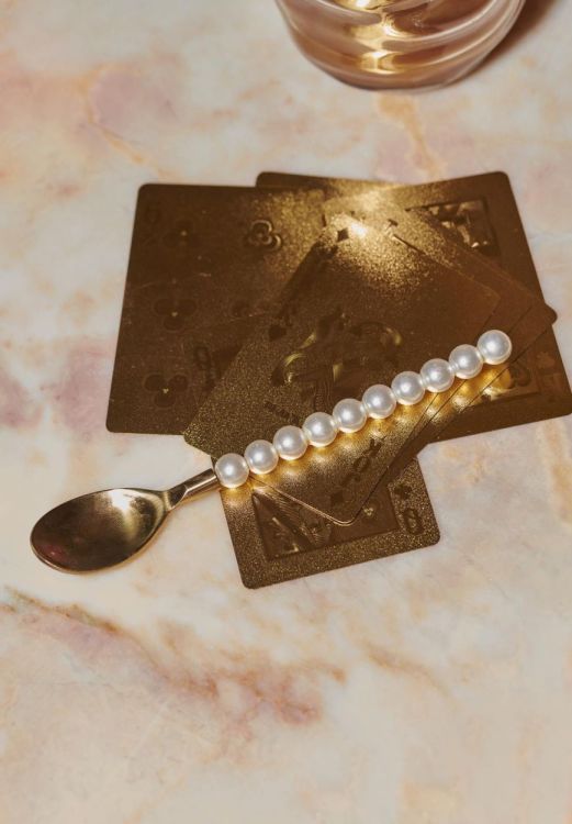 Lepelclub 4 Pearl Spoons (Gold) - Panache (Koksijde)