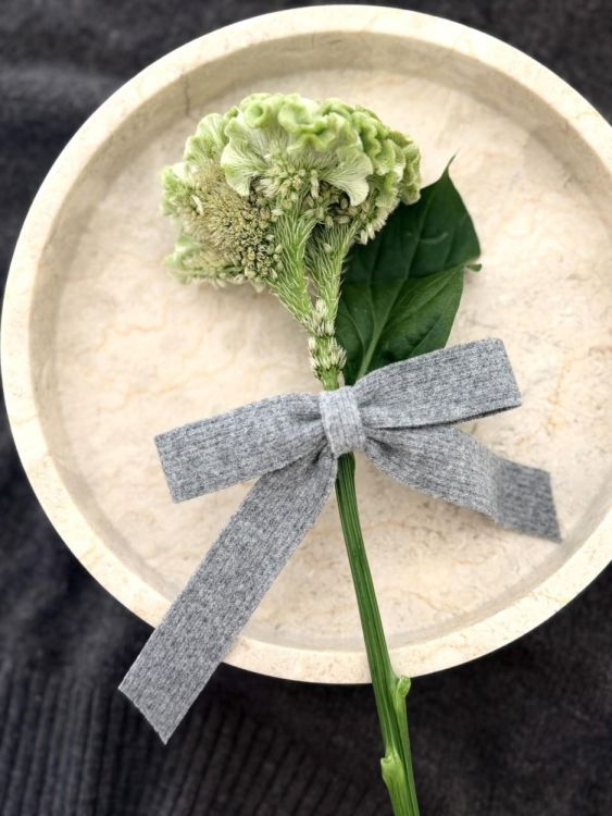 Liebly Barrette Edda bow (Light Grey) - Panache (Koksijde)
