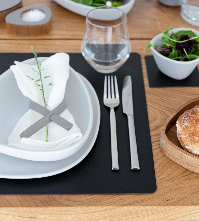 LIND DNA Bull Placemat Square L (Black) - Panache (Koksijde)