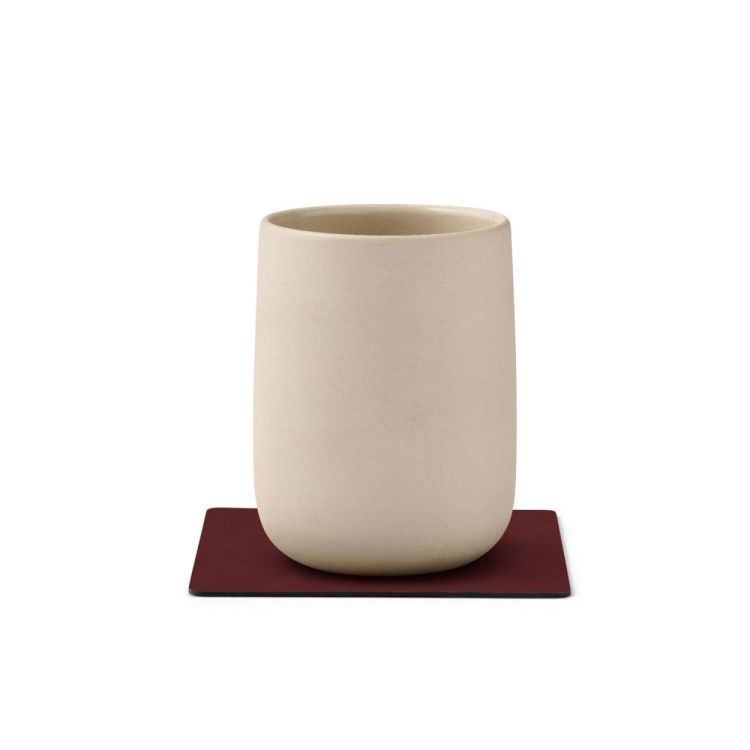LIND DNA Nupo Glasonderzetter Square (Burgundy) - Panache (Koksijde)