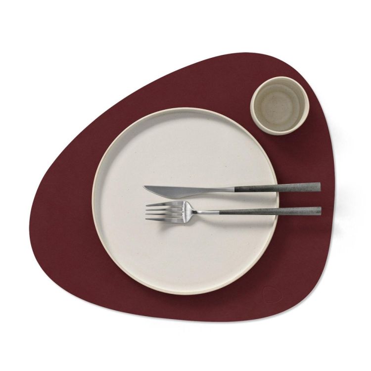 LIND DNA Nupo Placemat Curve L (Burgundy) - Panache (Koksijde)