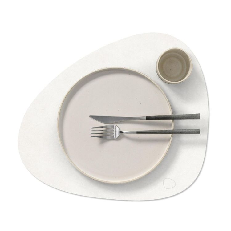 LIND DNA Set de table Nupo Curve L (Pure White) - Panache (Koksijde)