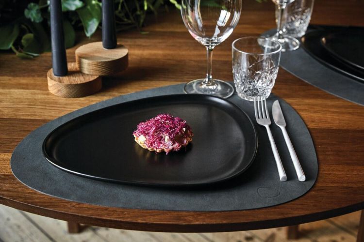 LIND DNA Nupo Placemat Curve L (Black) - Panache (Koksijde)