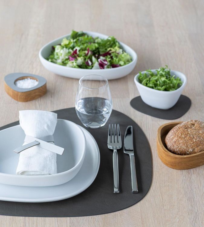 LIND DNA Nupo Placemat Curve L (Caviar) - Panache (Koksijde)