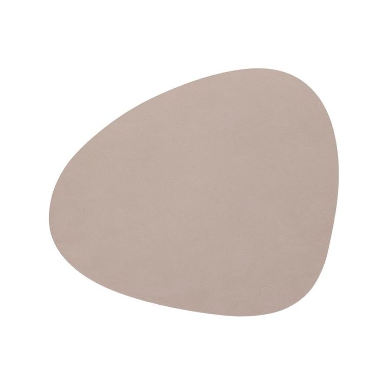 LIND DNA Nupo Placemat Curve L (Clay Brown) - Panache (Koksijde)