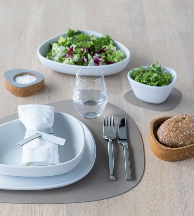 LIND DNA Nupo Placemat Curve L (Clay Brown) - Panache (Koksijde)