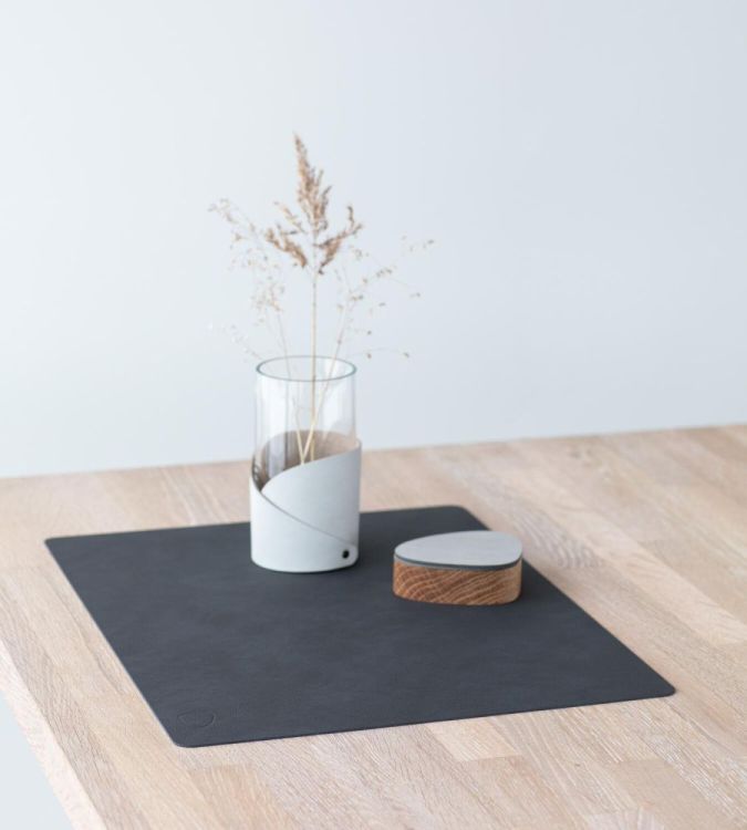 LIND DNA Nupo Placemat Square L (Black) - Panache (Koksijde)