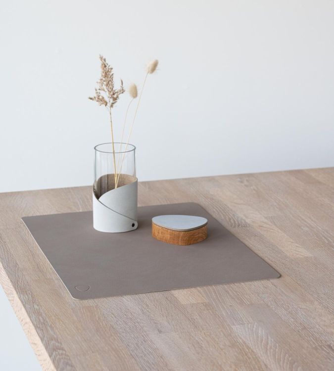 LIND DNA Nupo Placemat Square L (Clay Brown) - Panache (Koksijde)