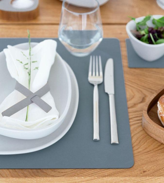 LIND DNA Nupo Placemat Square L (Light Blue) - Panache (Koksijde)