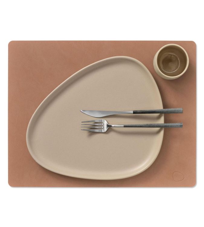 LIND DNA Nupo Placemat Square L (Old Rose) - Panache (Koksijde)