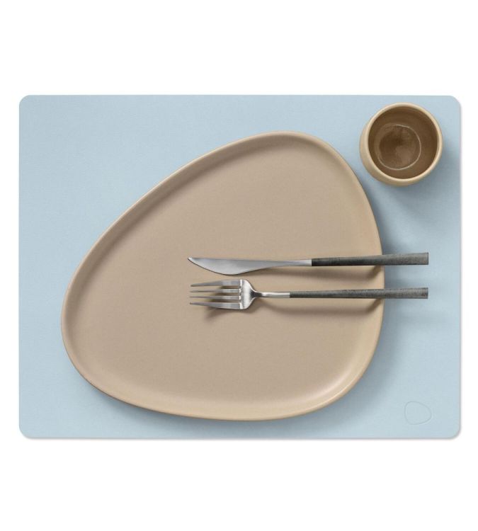 LIND DNA Nupo Placemat Square L (Soft Sky) - Panache (Koksijde)