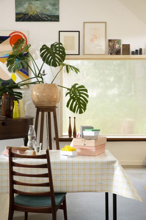 Lola Tafelkleed PVC 140x250cm - 123 Check Pacific (Multi) - Panache (Koksijde)