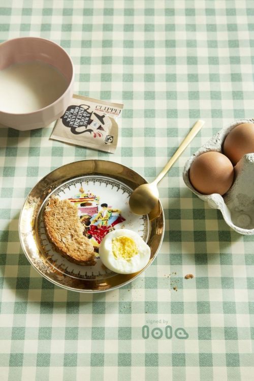 Lola Tafelkleed PVC 140x250cm - Small Chiwy Mintgrey (Multi) - Panache (Koksijde)