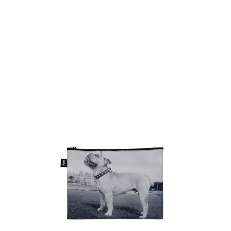 Loqi Bella the Cat And Dandy The Bulldog set van 3 tasjes - Eileen Agar (Zwart/wit) - Panache (Koksijde)