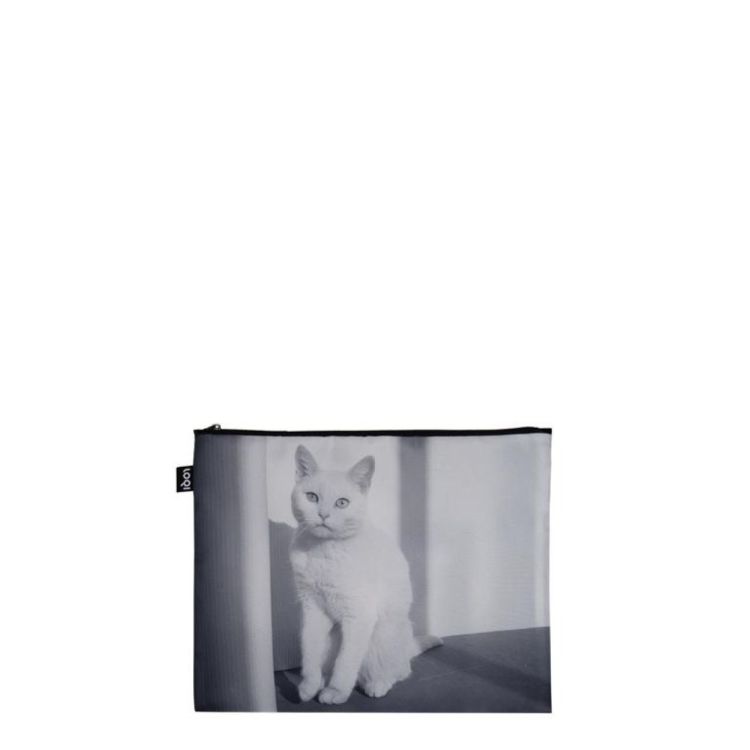 Loqi Bella the Cat And Dandy The Bulldog set van 3 tasjes - Eileen Agar (Zwart/wit) - Panache (Koksijde)