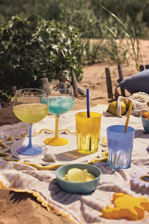 Luminarc Gin-Tonic glas gele voet (Geel) - Panache (Koksijde)