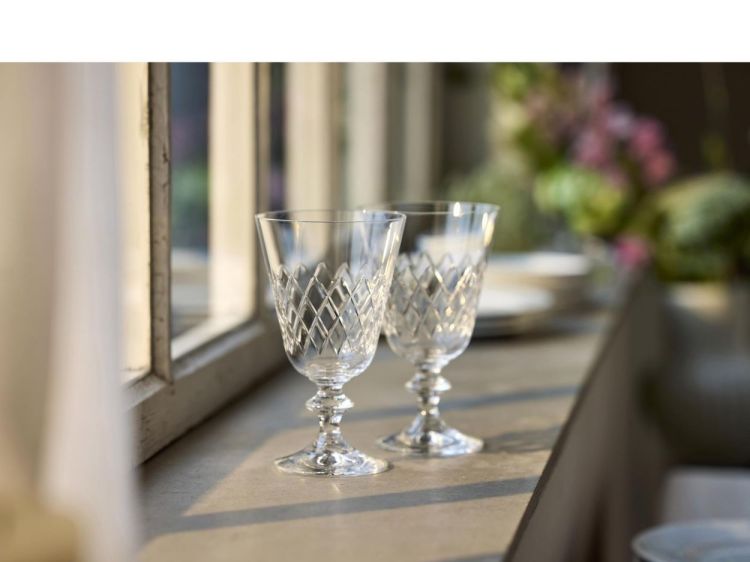 Lyngby Glass 2 Eaton Rode Wijnglazen 26cl (Transparant) - Panache (Koksijde)