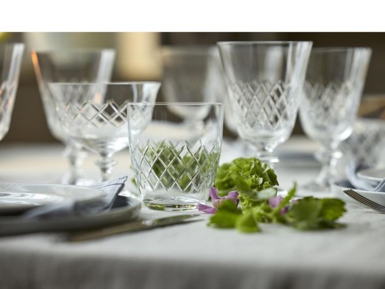 Lyngby Glass 2 Eaton Rode Wijnglazen 26cl (Transparant) - Panache (Koksijde)