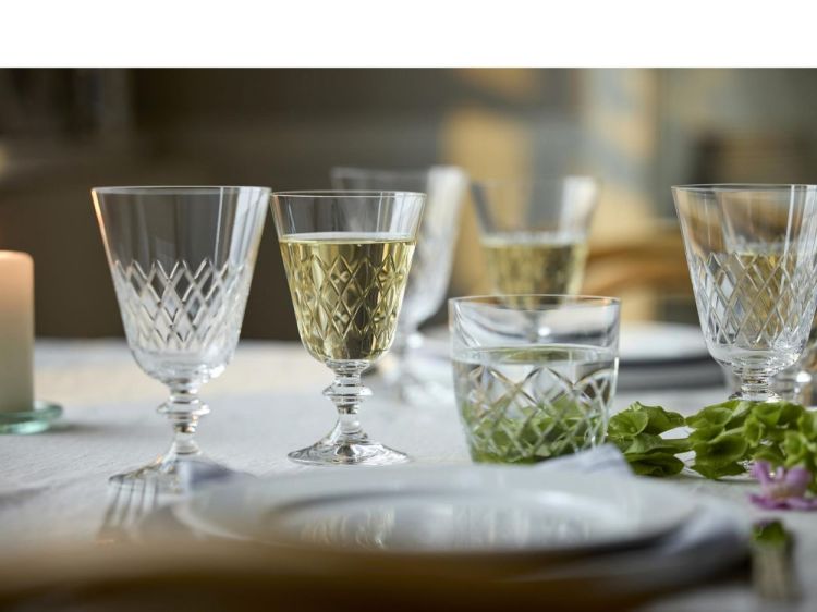 Lyngby Glass 2 Eaton Rode Wijnglazen 26cl (Transparant) - Panache (Koksijde)