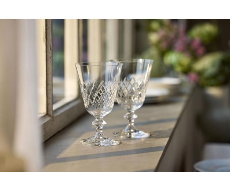 Lyngby Glass 2 Eaton Witte Wijnglazen 23cl (Transparant) - Panache (Koksijde)