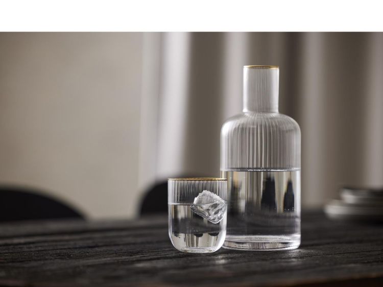 Lyngby Glass Karaf Palermo Gold 1,5l (Gold) - Panache (Koksijde)