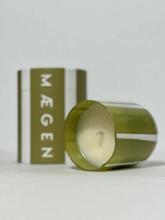 Maegen Geurkaars Atina - Fresh Olive & Lemon (Green) - Panache (Koksijde)