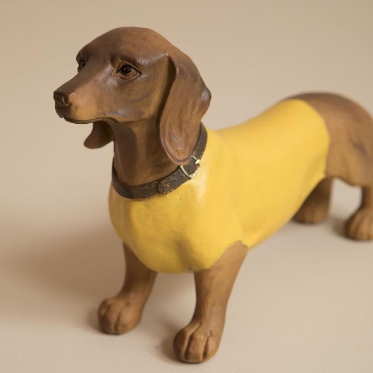 Mahe Homeware Dachshund Otto (Yellow) - Panache (Koksijde)