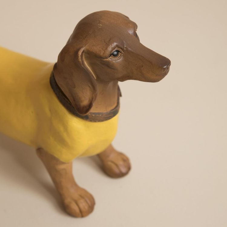 Mahe Homeware Dachshund Otto (Yellow) - Panache (Koksijde)