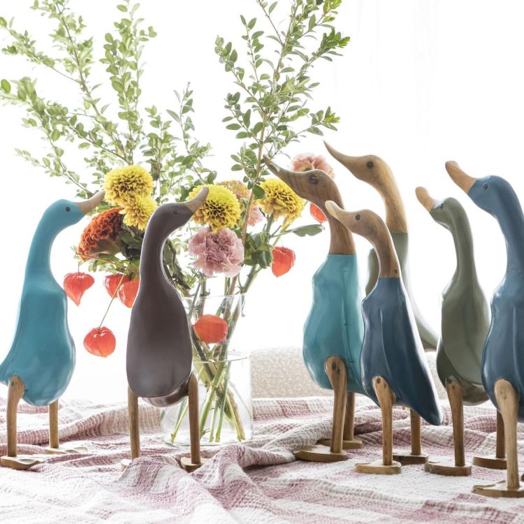 Mahe Homeware Duck M (Teal) - Panache (Koksijde)