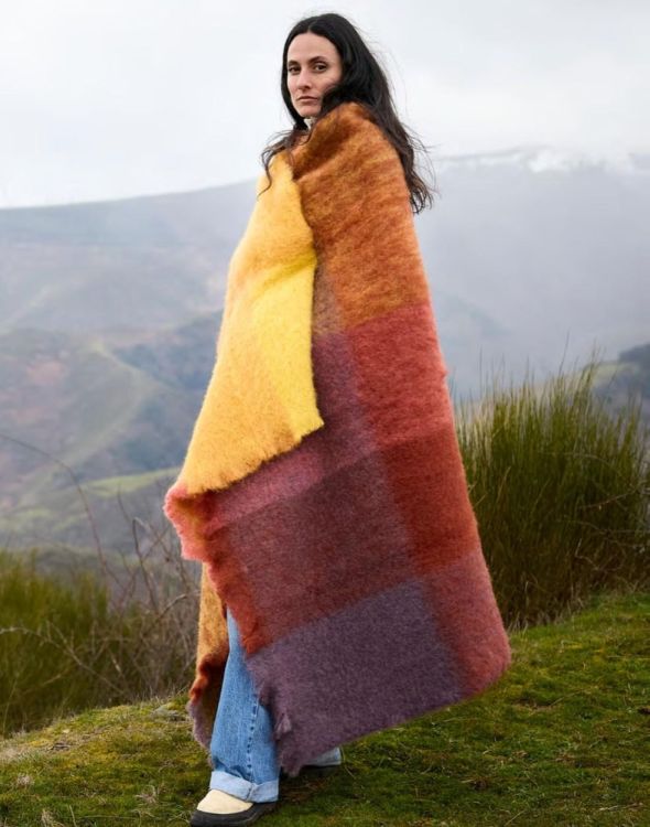Mantas Ezcaray EZCARAY MOHAIR THROW 130x200cm () - Panache (Koksijde)