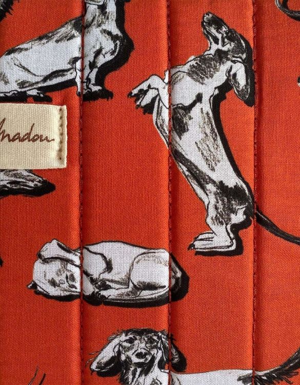 Marylène Madou Trousse de toilette Teckels S (Orange) - Panache (Koksijde)