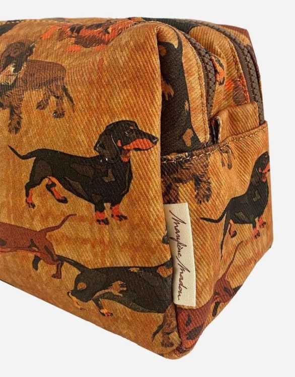 Marylène Madou Trousse de toilette 'Wiggle Doxies' (Brown) - Panache (Koksijde)