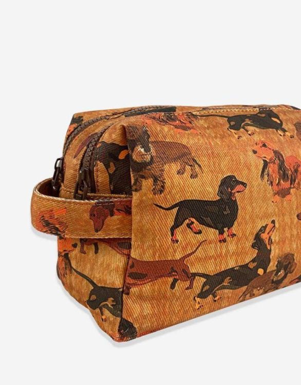 Marylène Madou Trousse de toilette 'Wiggle Doxies' (Brown) - Panache (Koksijde)