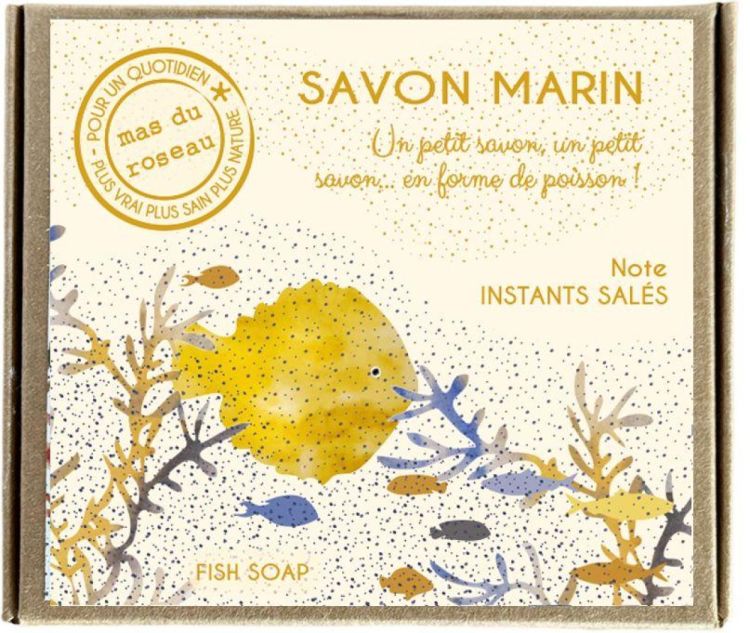 Mas Du Roseau Savon Marin - Notre Instants Salés 165g (Wit) - Panache (Koksijde)