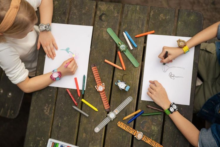 Mava Design Montre slap Panda (Groen) - Panache (Koksijde)