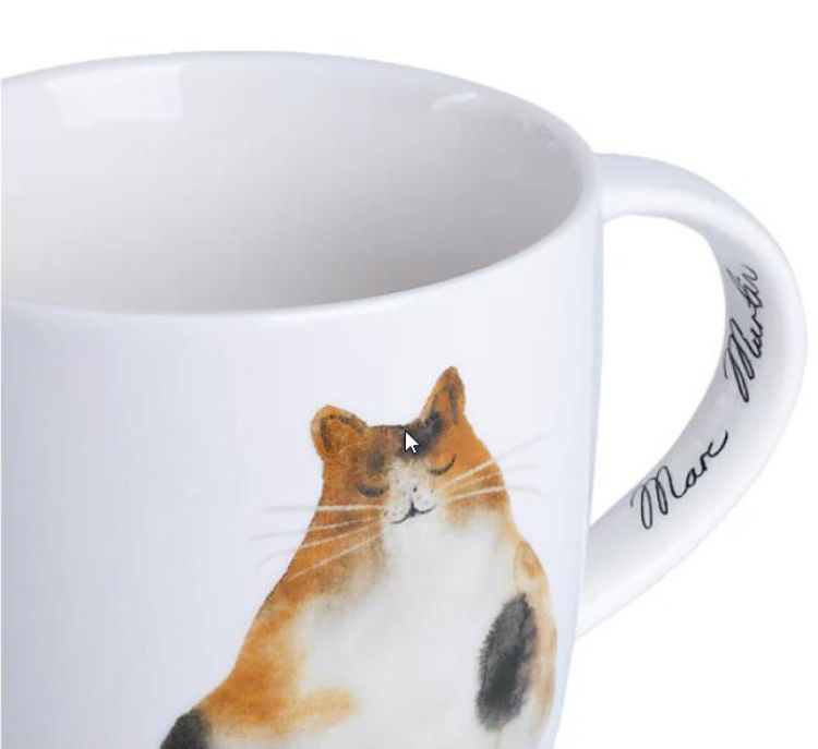 Maxwell & Williams Mug Content Cat 400ml (Multi) - Panache (Koksijde)