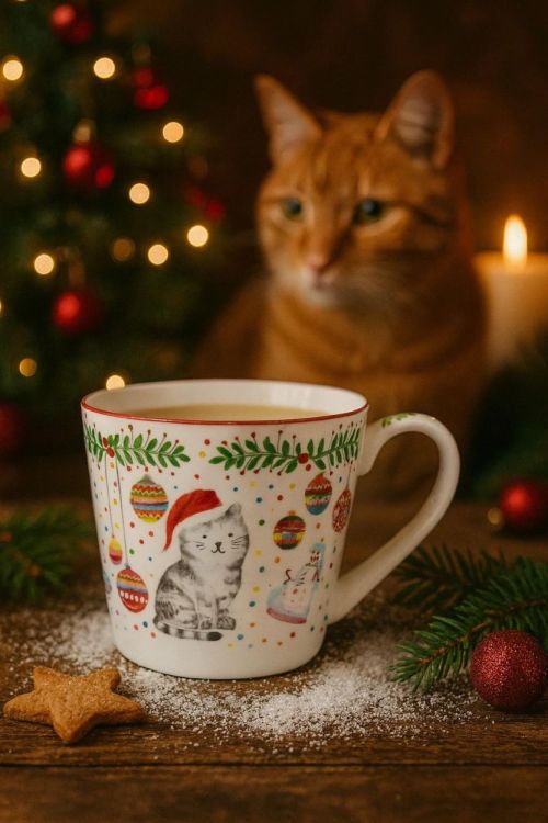Maxwell & Williams Mug Jolly Joy Joy cat 400ml (Multi) - Panache (Koksijde)