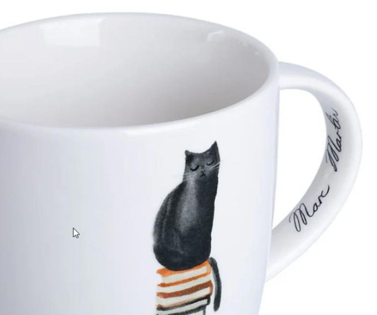 Maxwell & Williams Mug Well Read Cat 400ml (Multi) - Panache (Koksijde)