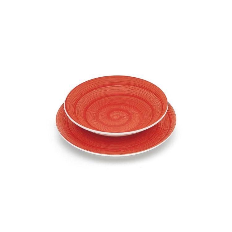 Memento Assiette Plate Memento Table Red (Red) - Panache (Koksijde)