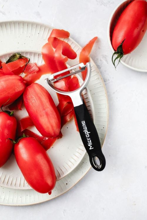 Microplane Dunschiller kartel - tomaten (Zwart) - Panache (Koksijde)